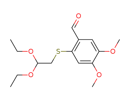2-(2,2-Diethoxy-ethylsulfanyl)-4,5-dimethoxy-benzaldehyde