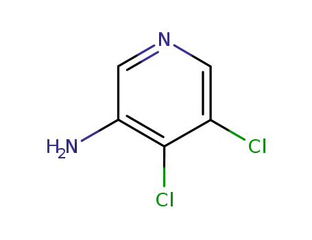 Molecular Structure of 89284-39-9 (3-Amino-4,5-dichloropyridine)