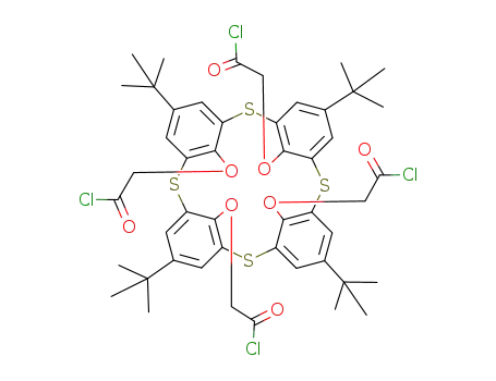 5,11,17,23-tetra-tert-butyl-25,26,27,28-tetrakis[(chlorocarbonyl)methoxy]-thiacalix[4]arene