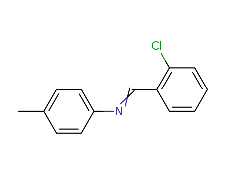 Molecular Structure of 17099-09-1 (N-(2-chlorobenzylidene)-N-(4-methylphenyl)amine)