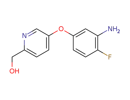 (5-(3-amino-4-fluorophenoxy)pyridin-2-yl)methanol