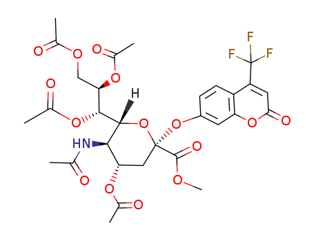 4-트리플루오로메틸움벨리페릴 테트라-O-아세틸화 α-DN-아세틸뉴라미네이트 메틸 에스테르