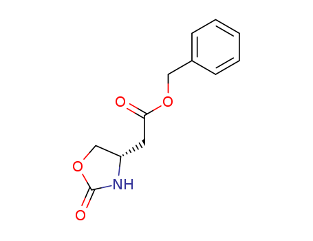 4-Oxazolidineacetic acid, 2-oxo-, phenylmethyl ester, (4S)-