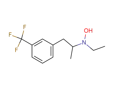 Molecular Structure of 52271-40-6 (N-ethyl-N-hydroxy-1-[3-(trifluoromethyl)phenyl]propan-2-amine)