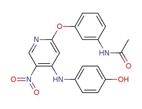 Acetamide,  N-[3-[[4-[(4-hydroxyphenyl)amino]-5-nitro-2-pyridinyl]oxy]phenyl]-