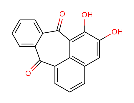 Molecular Structure of 858010-95-4 (1,2-dihydroxy-pleiadene-7,12-dione)