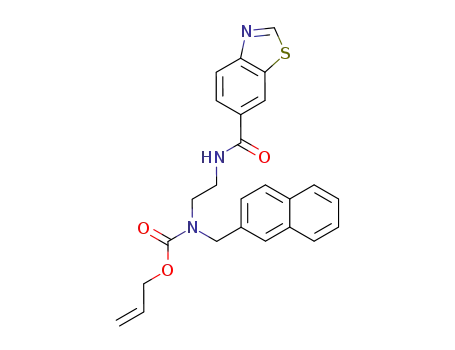 Carbamic acid,
[2-[(6-benzothiazolylcarbonyl)amino]ethyl](2-naphthalenylmethyl)-,
2-propenyl ester