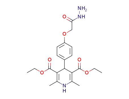 2-(4-(3,5-bis(ethoxycarbonyl)-2,6-dimethyl-1,4-dihydropyridin-4-yl)phenoxy)acetic acid hydrazide