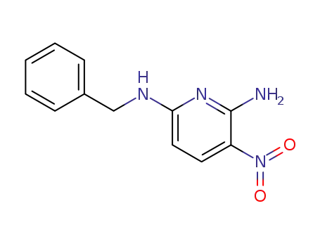Molecular Structure of 21626-43-7 (2-AMino-6-(benzylaMino)-3-nitropyridine)