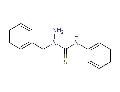 Molecular Structure of 74673-41-9 (Hydrazinecarbothioamide, N-phenyl-1-(phenylmethyl)-)