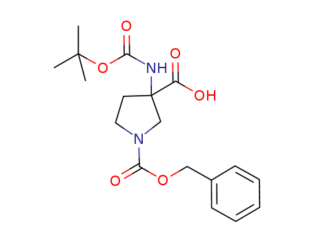 3-Boc-amino-1-Cbz-pyrrolidine-3-carboxylic acid