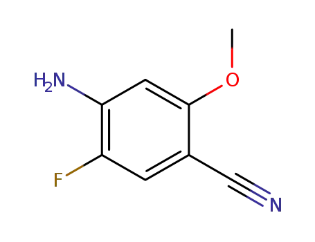 4-아미노-5-플루오로-2-메톡시-벤조니트릴