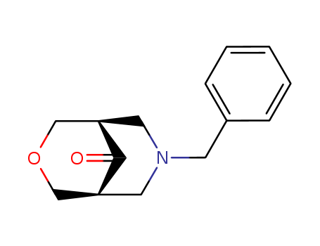 3-Oxa-7-azabicyclo[3.3.1]nonan-9-one, 7-(phenylmethyl)-