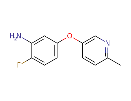 2-fluoro-5-(6-methylpyridin-3-yloxy)benzenamine