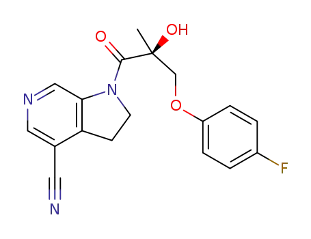 C<sub>18</sub>H<sub>16</sub>FN<sub>3</sub>O<sub>3</sub>