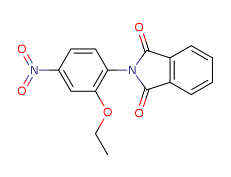Molecular Structure of 106981-60-6 (2-(4-Nitro-2-ethoxyphenyl)pthaliMide)
