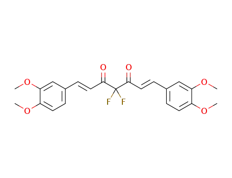 (1E,6E)-4,4-difluoro-1,7-bis(3,4-dimethoxyphenyl)hepta-1,6-diene-3,5-dione