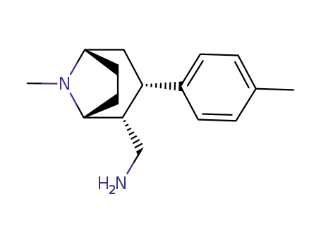 2β-aminomethyl-N-methyl-3β-p-tolyl-tropane