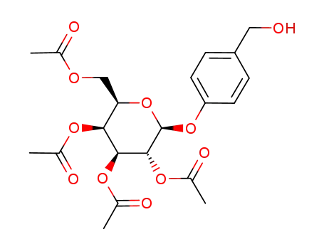 (2R,3S,4S,5R,6S)-2-(acetoxymethyl)-6-(4-(hydroxymethyl)phenoxy)tetrahydro-2H-pyran-3,4,5-triyl triacetate