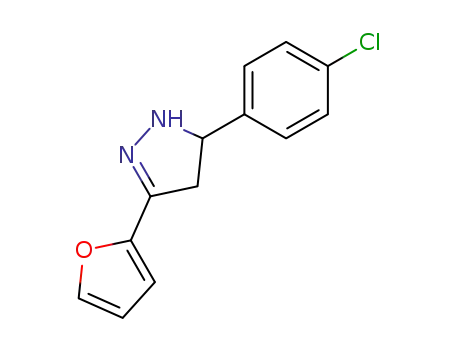 5-(4-Chloro-phenyl)-3-furan-2-yl-4,5-dihydro-1H-pyrazole