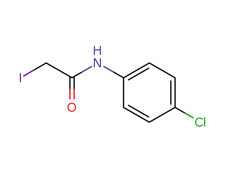 Molecular Structure of 15038-16-1 (N-(4-chlorophenyl)-2-iodoacetamide)