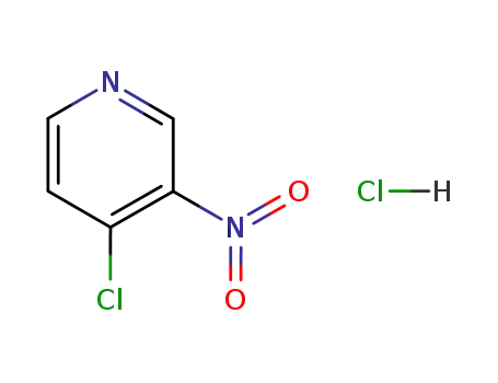 Molecular Structure of 54079-68-4 (4-Chloro-3-nitropyridine hydrochloride)