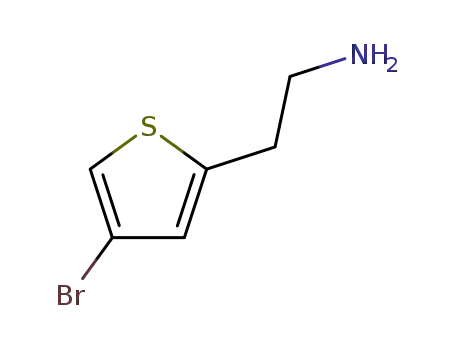 Molecular Structure of 28783-37-1 (2-(4-BROMO-THIOPHEN-2-YL)-ETHYLAMINE)