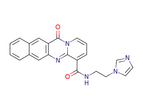 N-(2-imidazol-1-ylethyl)-12-oxo-12H-benzo[g]pyrido[2,1-b]quinazoline-4-carboxamide