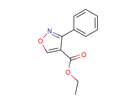 Molecular Structure of 59291-72-4 (4-Isoxazolecarboxylicacid,3-phenyl-,ethylester(7CI,9CI))