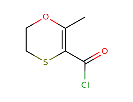 2-Methyl-5,6-dihydro-1,4-oxathiine-3-carbonyl chloride