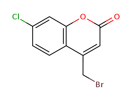 Molecular Structure of 79344-39-1 (4-(bromomethyl)-7-chloro-2H-chromen-2-one)