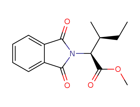Molecular Structure of 137649-35-5 ((2S,3S)-N-phthaloylisoleucine methyl ester)