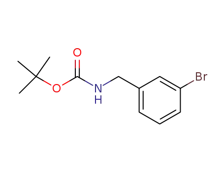 Molecular Structure of 171663-13-1 (TERT-BUTYL 3-BROMOBENZYLCARBAMATE)