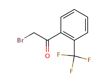 Molecular Structure of 54109-16-9 (2-(TRIFLUOROMETHYL)PHENACYL BROMIDE)