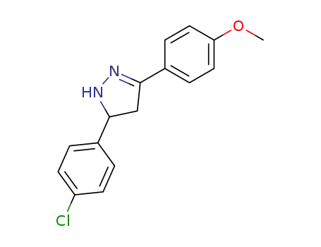 5-(4-chlorophenyl)-3-(4-methoxyphenyl)-4,5-dihydro-1H-pyrazole