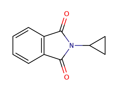 Molecular Structure of 38939-62-7 (2-cyclopropylisoindoline-1,3-dione)
