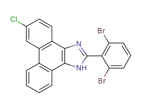 6-chloro-2-(2,6-dibromophenyl)-1H-phenanthro[9,10-d]imidazole
