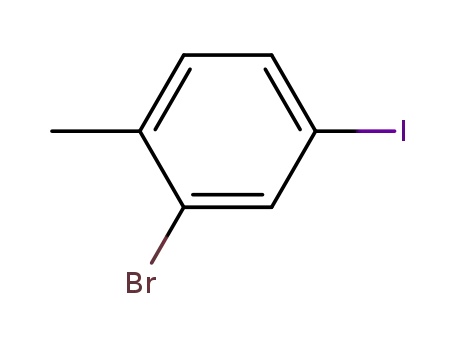 Molecular Structure of 26670-89-3 (2-BROMO-4-IODOTOLUENE)