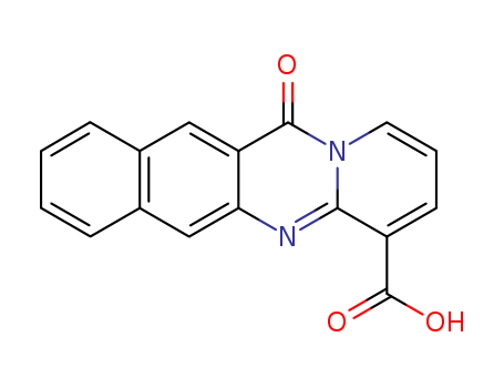 12-oxo-12H-benzo[g]pyrido[2,1-b]quinazoline-4-carboxylic acid