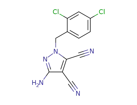 3-Amino-1-(2,4-dichlorobenzyl)-4,5-dicyanopyrazole