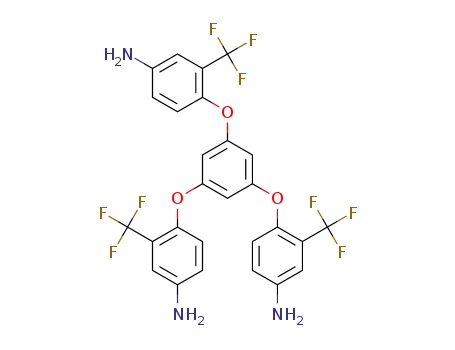 Molecular Structure of 934708-86-8 (1,3,5-tris(2-trifluoromethyl-4-aminophenoxy)benzene)