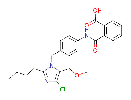 Benzoic acid, 2-[[[4-[[2-butyl-4-chloro-5-(methoxymethyl)-1H-imidazol-1-yl]methyl]phen yl]amino]carbonyl]-