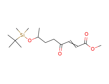 2-Octenoic acid, 7-[[(1,1-dimethylethyl)dimethylsilyl]oxy]-4-oxo-, methyl
ester, (E)-