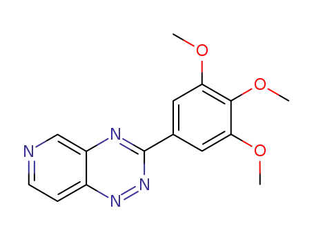 Molecular Structure of 60445-73-0 (3-(3,4,5-trimethoxyphenyl)pyrido[3,4-e][1,2,4]triazine)