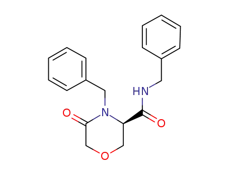 (3R)-5-oxo-N,4-bis(phenylmethyl)-3-morpholinecarboxamide