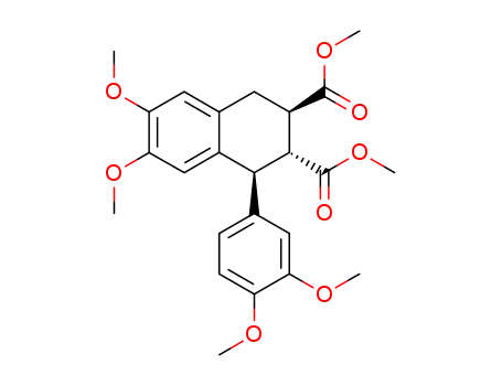 dimethyl trans(1,2),trans(2,3)-6,7-dimethoxy-1-(3,4-dimethoxyphenyl)-1,3,4-tetrahydronaphthalene-2,3-dicarboxylate