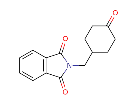 Molecular Structure of 423116-18-1 (4-N-PHTHALOYLGLYAMINOMETHYL-CYCLOHEXANONE)