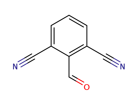 Molecular Structure of 159618-36-7 (1,3-Benzenedicarbonitrile, 2-formyl- (9CI))