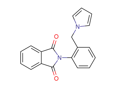 Molecular Structure of 259657-68-6 (2-[2-(pyrrol-1-ylmethyl)phenyl]phthalimide)