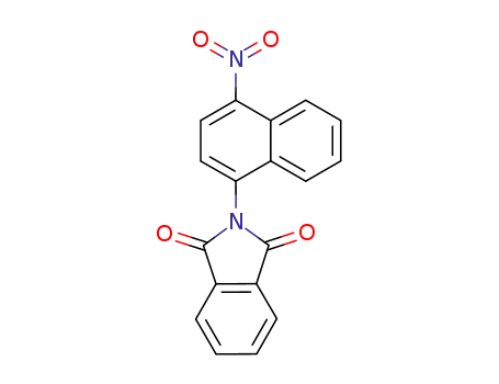 Molecular Structure of 106130-61-4 (1H-Isoindole-1,3(2H)-dione, 2-(4-nitro-1-naphthalenyl)-)